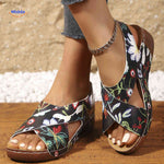 Comfortable orthopedic sandals with flexible sole for natural movement and support.
