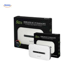Compact 5G router shown in product packaging.