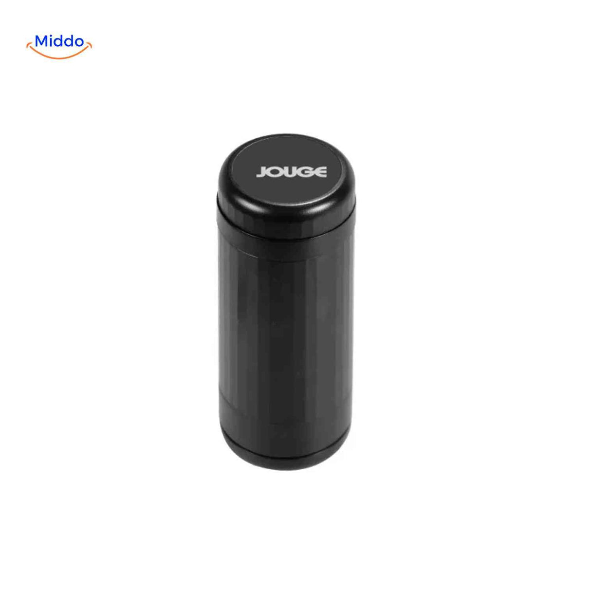 Fully assembled electric grinder with sleek logo-embossed design
