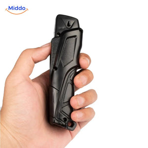 Compact and ergonomic design fits comfortably in hand for all-day fishing.