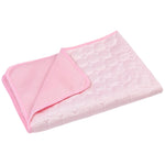 Pink cooling pet mat showcasing soft cooling gel technology.