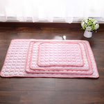 Pink small cooling mat ideal for cats and small pets.