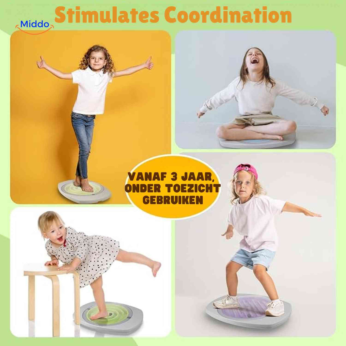 Sensory coordination board designed for children ages 3 and up