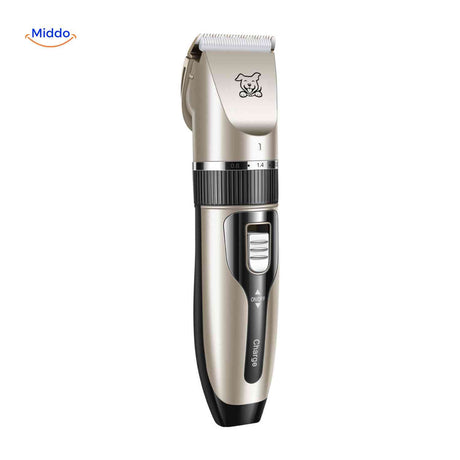 Cordless FurEase pet grooming trimmer with precision blade technology.