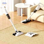MopVac Pro cordless vacuum with UV light and sterilization technology.