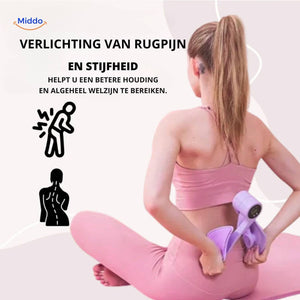CoreMaster pelvic floor trainer in use during an active workout demonstration.