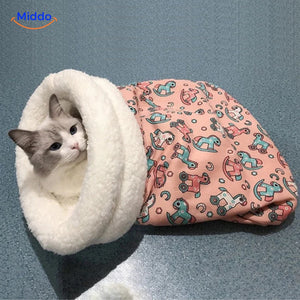 Cozy cat bed set featuring green and gray color variants together.