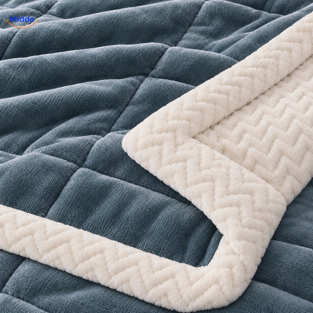 CozyFleece – Wide cream fleece edge