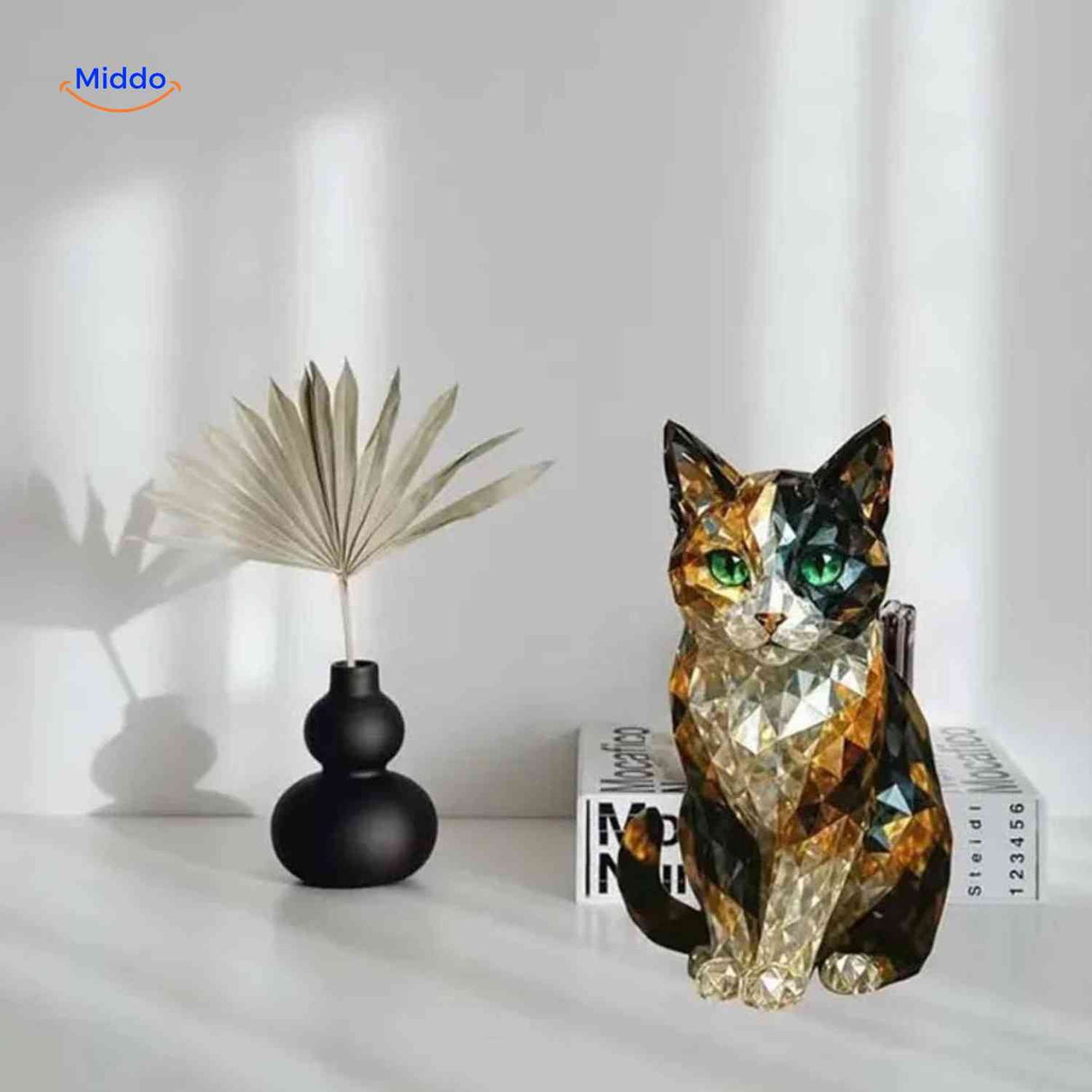 Crystal cat advent calendar premium packaging and branded gift box.
