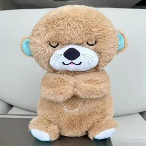 CuddleBuddy baby comfort plush sleep soother displayed for size and appearance reference.