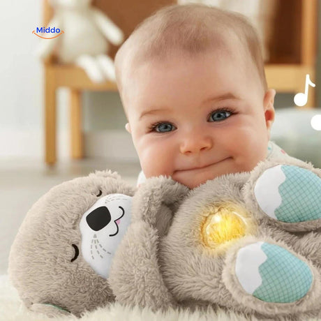 CuddleBuddy baby plush sleep soother in premium quality with perfect sizing for comfort.
