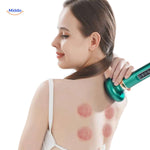 Electric cupping massage device delivering deep-tissue release and therapeutic circulation.