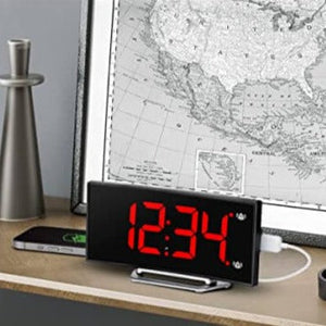 Digiclock™ | Curved LED Digital Alarm Clock & Modern Design
