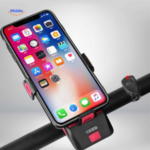 CycloMax 4-in-1 bike gadget in blue accent finish with all integrated features visible.