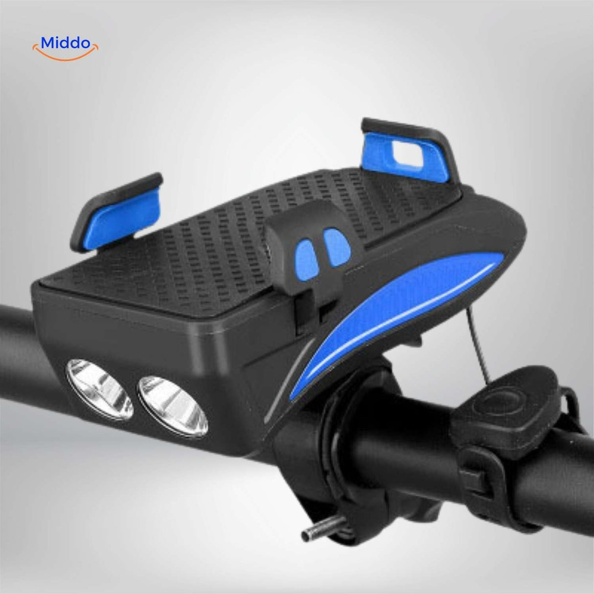 CycloMax dual-LED light system in black finish offering front and rear visibility options.
