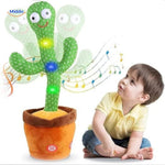 Musical dancing cactus toy bringing joy and smiles to children.