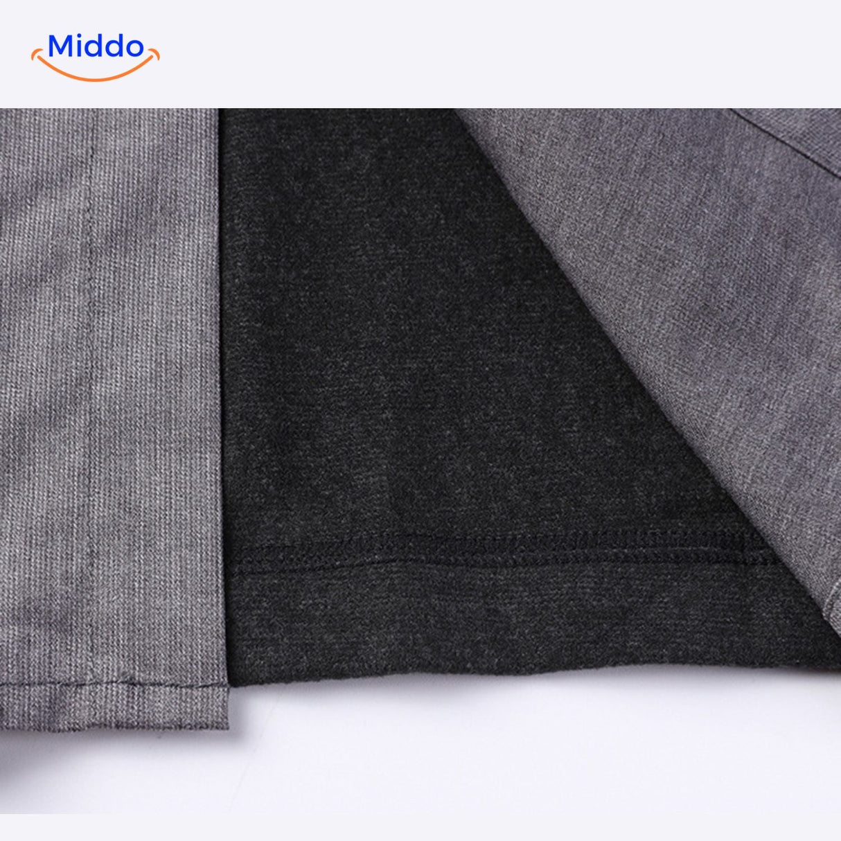 Men's slim fit 2-in-1 knit shirt in dark green.