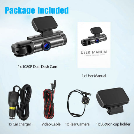 Crystal-clear HD footage captures license plates and road details with precision.