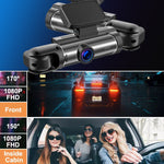 Night vision capability delivers clear footage in low-light driving conditions.