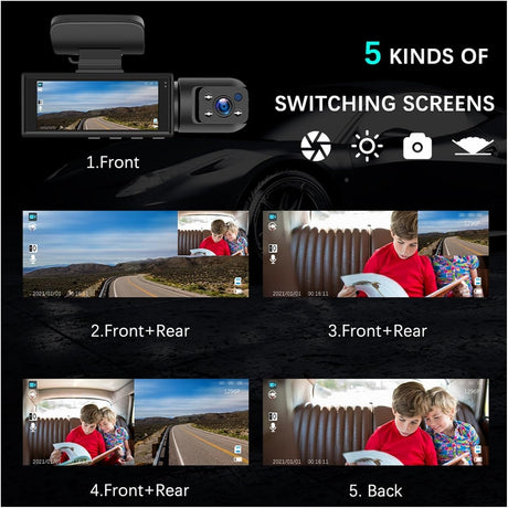 Complete features overview includes resolution, lens specifications, and connectivity.
