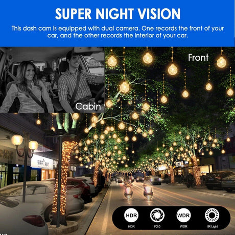 Super night vision mode captures high-quality footage in complete darkness.