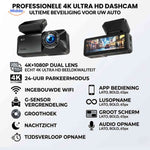 Dashcam capturing video for vehicle security and accident documentation.