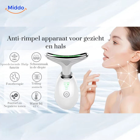 At-home facial skin care treatment with DermaLift Pro delivers natural skin renewal.