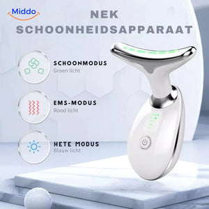 DermaLift Pro firms and tightens delicate neck skin with precision LED technology.
