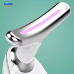 Pink LED light therapy in DermaLift Pro promotes cellular renewal and skin vitality.