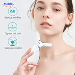DermaLift Pro LED skin firming device reduces wrinkles and renews facial skin naturally.