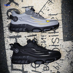 Easy-adjusting dial fit system provides effortless secure footwear fastening.