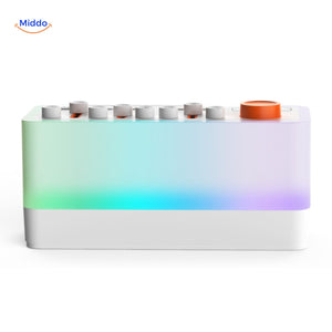 Glowing DreamGlow music box with night light perfect for bedroom relaxation
