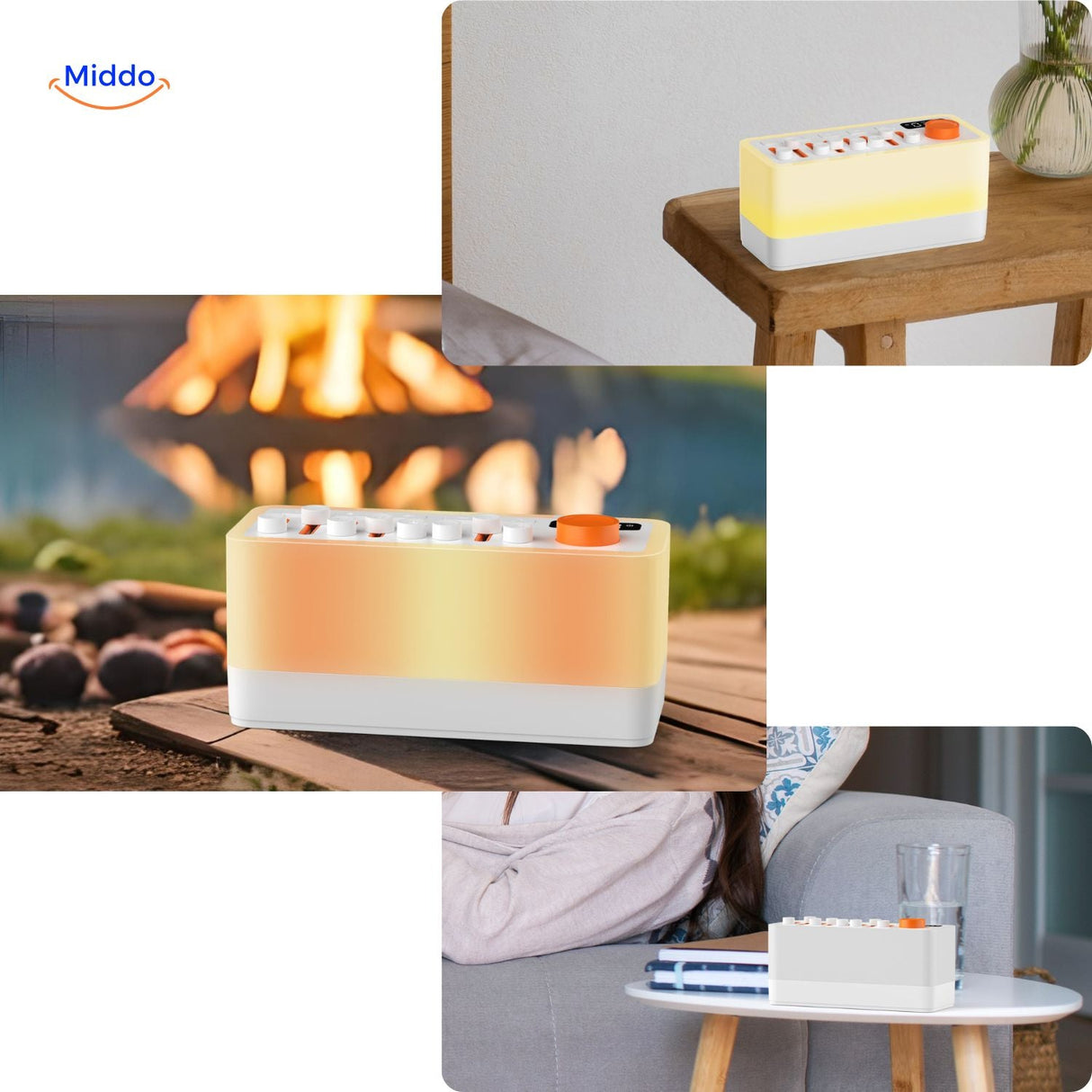 DreamGlow night light speaker perfect for yoga, meditation and creating calm atmosphere