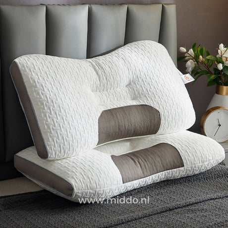 DreamGuard Pro pillow supporting neck alignment during restful sleep