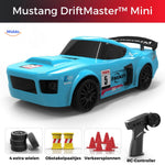 Drift RC car with Mustang body style in blue color variant
