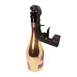 Black beergun drink gun loaded with champagne bottle