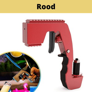 Red beergun drink gun spray bottle for entertaining