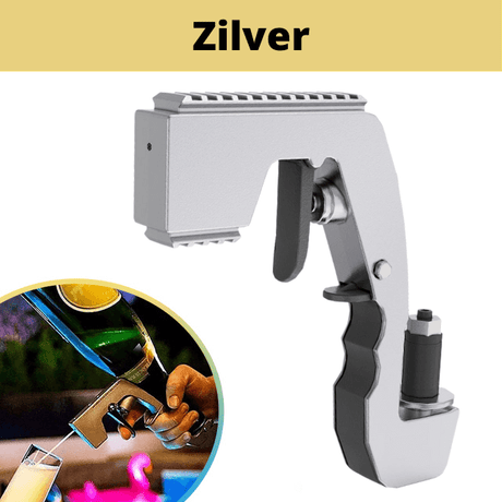 Silver beergun drink gun champagne beer dispenser