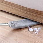 Extended duster cleaning dust from under bed and low furniture.