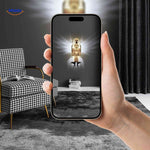 EagleGlow smart LED eagle wall lamp displayed on mobile device screen.