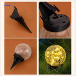 Solvion solar lamp with easy installation for outdoor spaces.