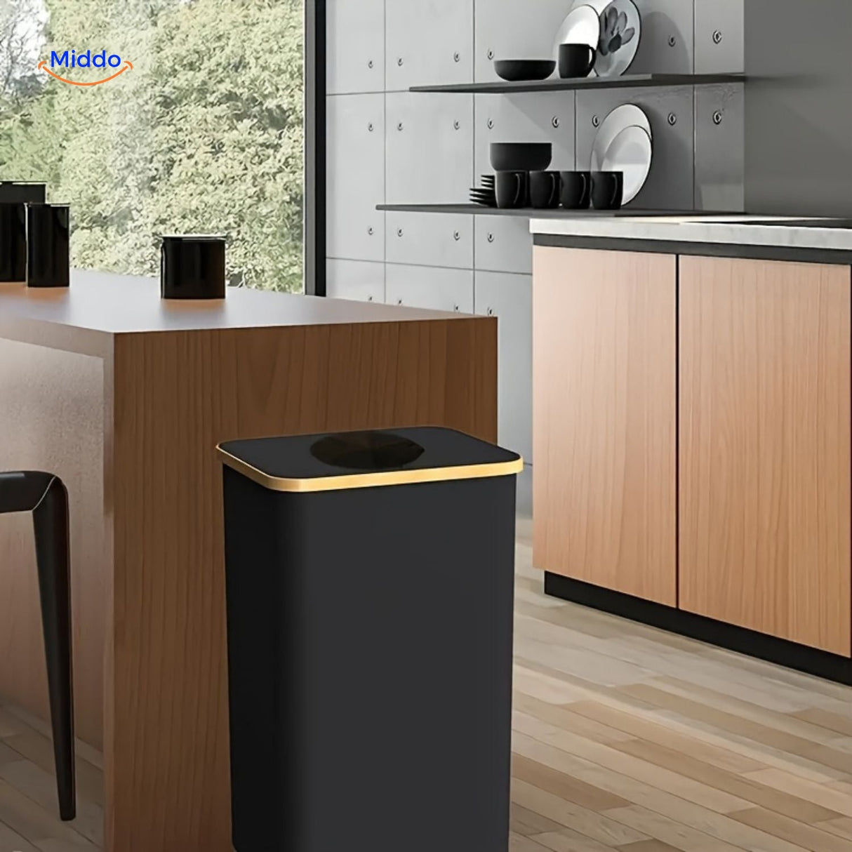 EcoBin kitchen organizer blending seamlessly in modern home decor.