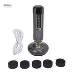Electric gua sha massager with deep-tissue penetration and integrated warming therapy.