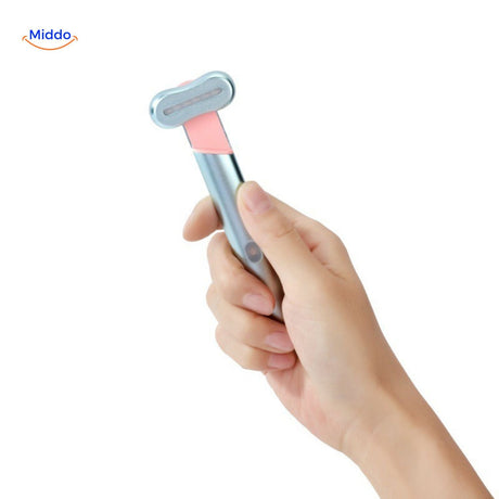 Electric EMS facial care pen for at-home skin tightening and rejuvenation treatments.