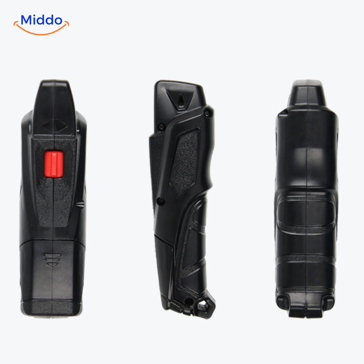 Sleek black electric fishing line winder with powerful motor and smooth operation.