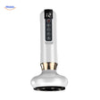 Electric gua sha massager available in three colors with interchangeable ball head attachments.