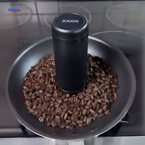 Electric herb grinder dispensing finely ground herbs for rolling