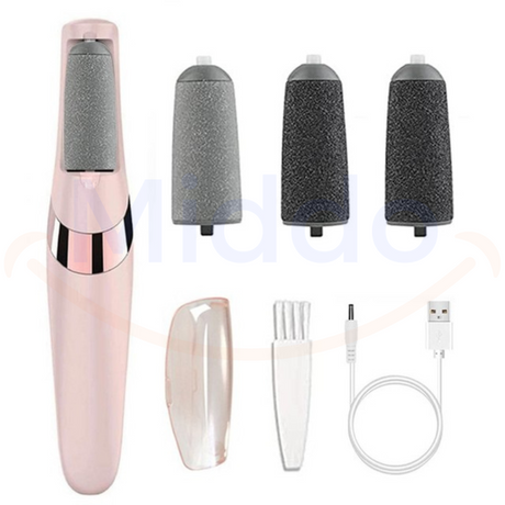 Complete pedicure callus remover parts including device and accessories