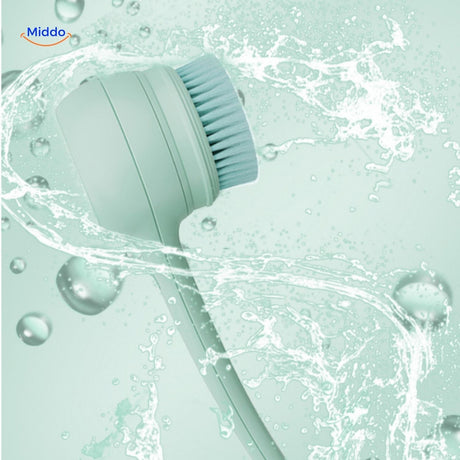 ReachEase waterproof electric scrubber delivering powerful cleaning action.