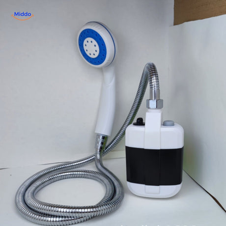 AquaCharge versatile shower system adapts to multiple use scenarios and environments.